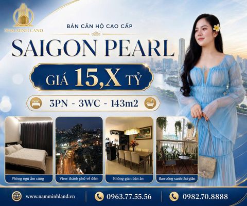  Bán căn hộ Saigon Pearl 3 Phòng ngủ 143m2 - Layout đẹp, giá tốt 