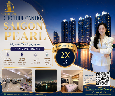  Saigon Pearl - Bán căn hộ 4 phòng ngủ, view sông thoáng mát 