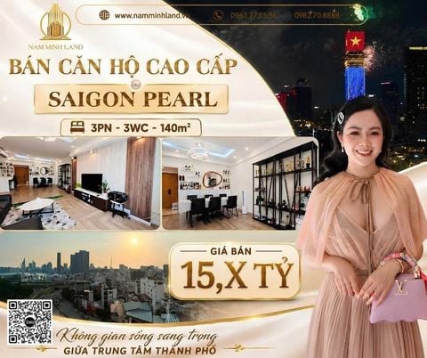  Bán căn hộ Saigon Pearl 3 Phòng ngủ 140m2 - Layout đẹp, giá tốt 