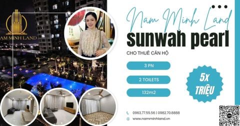  Bán căn hộ 3PN Sunwah Pearl, 132m2, view quận 1 đẳng cấp chuẩn 5 sao 