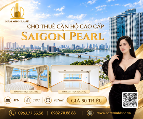  Cho thuê nhanh căn hộ Saigon Pearl 4 phòng ngủ view đẹp, giá hấp dẫn 