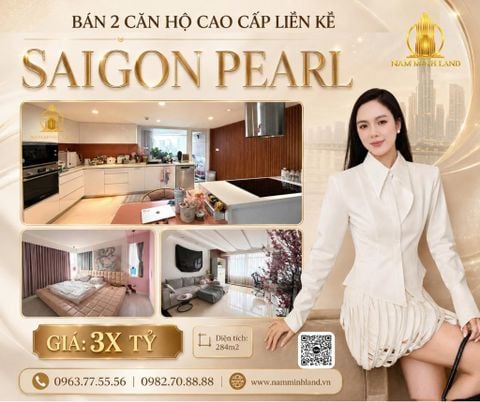  Bán 2 căn hộ đập thông liền kề Saigon Pearl - 284m2 - Nơi trở về mang trọn bình yên và tiện nghi 