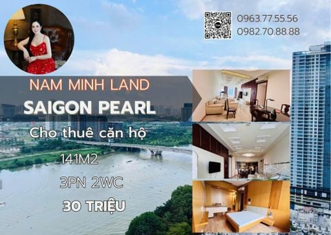  Bán căn hộ Saigon Pearl 3PN 140m2 - Tầng cao view đẹp, giá tốt nhất 