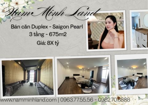  Bán căn hộ Duplex Saigon Pearl 666m2 - Siêu phẩm Duplex - Đẳng cấp vượt thời gian 