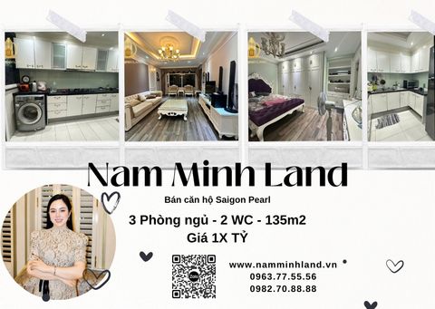  Bán căn hộ 3PN Saigon Pearl 135m2 - phong cách Châu Âu sang trọng giữa lòng Sài Gòn 