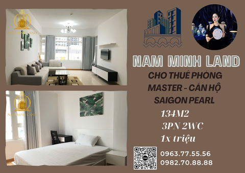  Saigon Pearl - Cho thuê phòng Master căn hộ 3 Phòng Ngủ 