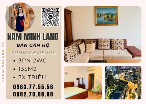  Cho thuê căn hộ Saigon Pearl 3 phòng ngủ 135m2- View sông, nội thất đầy đủ 