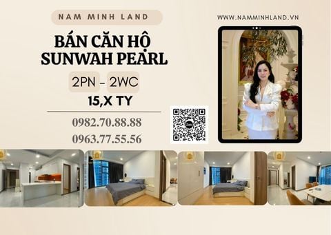  Bán căn hộ 2PN+ Sunwah Pearl - Tầng trung Golden House - Nội thất mới giá cực tốt 