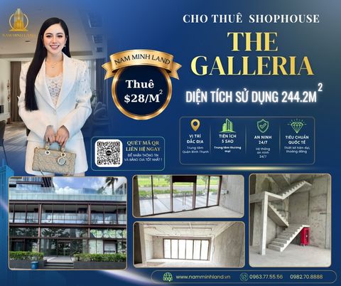  Cho thuê Shophouse- The Galleria layout có một không hai 