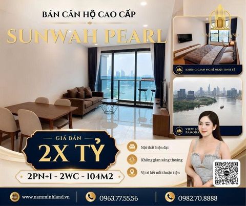  Bán căn hộ Sunwah Pearl 2 phòng ngủ+1 104m2, trục GH-09 - Không gian sống ấm cúng giữa thành phố hoa lệ 
