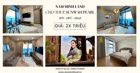 Sunwah Pearl - Cho thuê căn hộ 1 phòng ngủ, Tầng cao, view toàn cảnh thành phố 