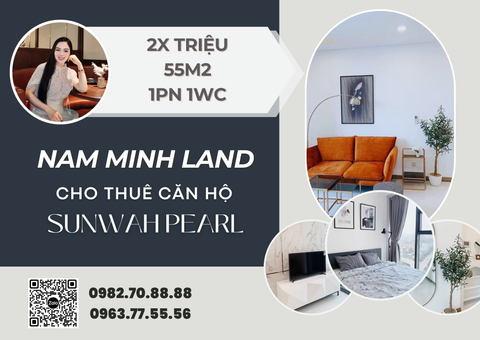  Cho thuê căn hộ Sunwah Pearl 1 phòng ngủ 55m2 - Ngắm nhìn thành phố mộng mơ 