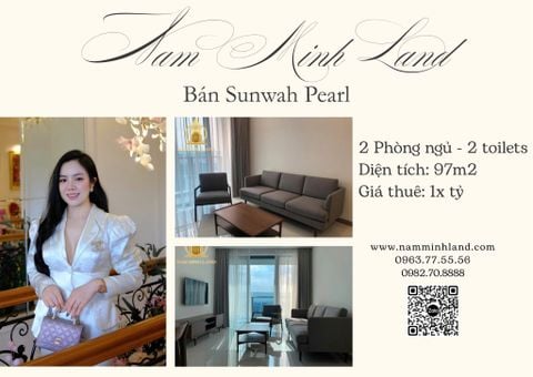  Bán căn hộ Sunwah Pearl 2 phòng ngủ 97m2, Trục WH-10 - Trục view siêu phẩm nhìn trọn vẹn sông và cầu Bason 