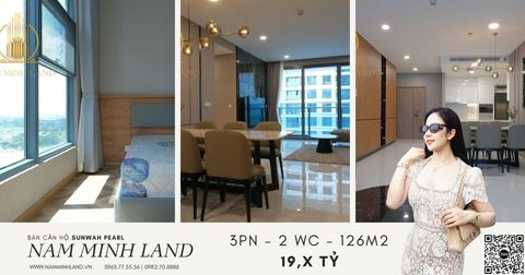  Bán căn hộ Saigon Pearl 3 phòng ngủ 126m2 - View hồ bơi ngắm sông cực chill 
