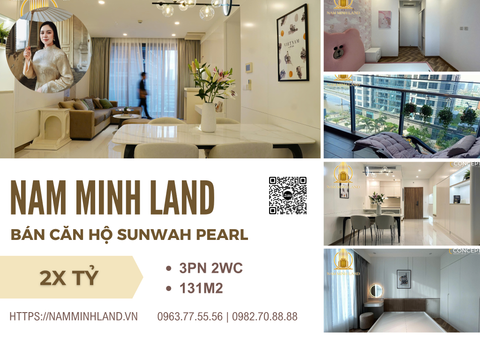  Bán căn hộ Sunwah Pearl 3 phòng ngủ 131m2, trục GH-14 - Nội thất cực xinh, nhà đẹp sở hữu ngay 