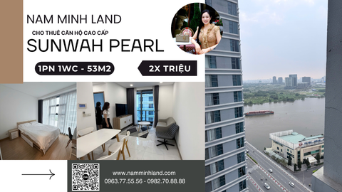  Cho thuê căn hộ Sunwah Pearl 1 phòng ngủ 53m2 - Căn hộ ấm cúng chờ bạn sở hữu 