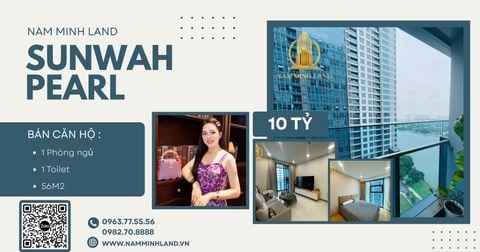  Bán căn hộ Sunwah Pearl 1 Phòng ngủ 56m2 - Nhà đẹp view thoáng 