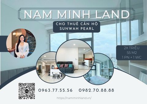  Cho thuê căn hộ Sunwah Pearl 1 phòng ngủ 55m2- Nội thất cực đẹp, hiện đại 
