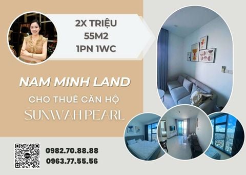  Cho thuê căn hộ Sunwah Pearl 1 phòng ngủ 55m2 ngắm thành phố cực chill 