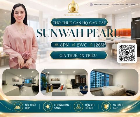  Sunwah Pearl - Cho thuê căn hộ 3 phòng ngủ 126m2 