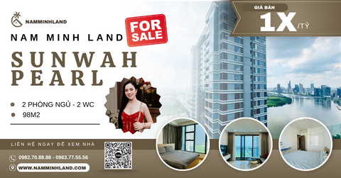  Bán căn hộ Sunwah Pearl 2 phòng ngủ 98m2 Truc WH 06- Nhà nội thất đẹp, tầm view siêu đỉnh 