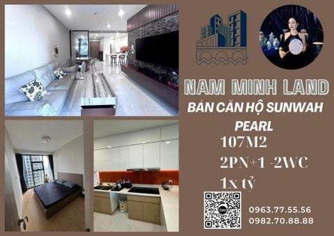  Bán căn hộ Sunwah Pearl 2 phòng ngủ 107m2, trục GH-12 - Nội thất mới tinh giá cực hời 