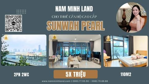 Cho thuê căn hộ Sunwah Pearl 2 phòng ngủ 110m2 - Trục view hoa hậu kèm sân vườn siêu lớn 