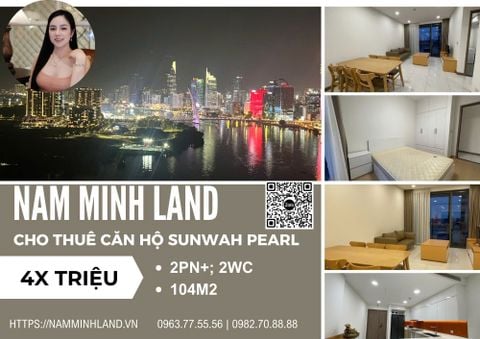  Cho thuê căn hộ Sunwah Pearl 2 phòng ngủ 112m2 - Thu trọn toàn cảnh Bason trong tầm mắt 