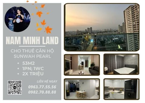  Cho thuê căn hộ Sunwah Pearl 1 phòng ngủ 53m2 - Căn hộ ấm cúng cho người độc thân 