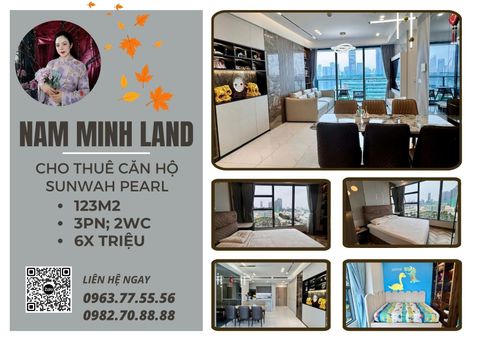  Cho thuê căn hộ Sunwah Pearl 3 phòng ngủ 123m2 - Căn hộ đáng sống nhất năm 2026 