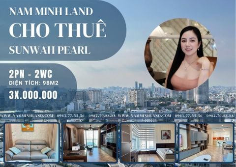  Cho thuê căn hộ Sunwah Pearl 2 phòng ngủ 105m2 - View sông mát mẻ 