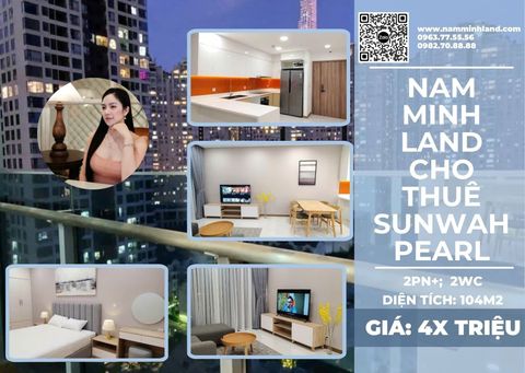  Cho thuê căn hộ Sunwah Pearl 2 phòng ngủ 103m2 - Căn hộ ấm cúng chất lượng thượng lưu 