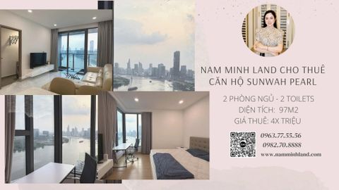  Cho thuê căn hộ Sunwah Pearl 2 phòng ngủ 97m2 - Không gian gian sống hiện đại, thoáng mát 