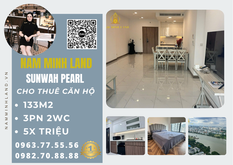  Cho thuê căn hộ Sunwah Pearl 3 phòng ngủ 133m2- Nhà đẹp giá tốt 