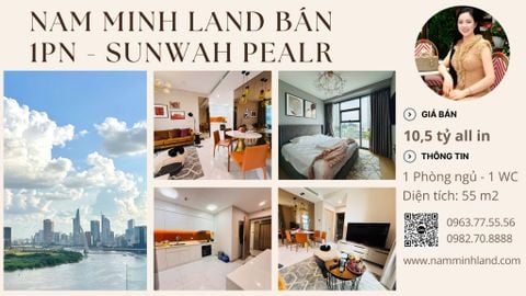  Bán căn hộ Sunwah Pearl 1 phòng ngủ 55m2 Trục WH-08 - Quận 1 view đẹp nội thất cao cấp 