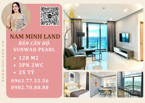 Bán căn hộ Sunwah Pearl 3 phòng ngủ 128m2, Trục GH-08 - Trục view hoa hậu 