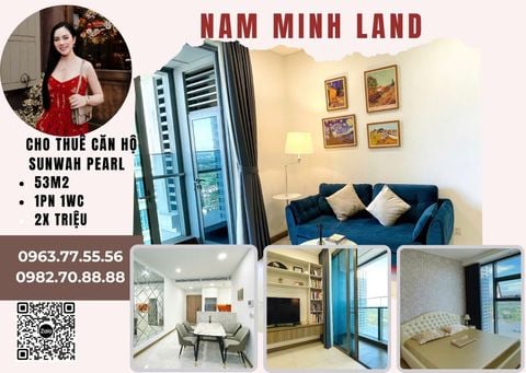  Cho thuê căn hộ Sunwah Pearl 1 phòng ngủ 53m2- Nội thất sang trọng hiện đại 