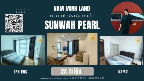  Cho thuê căn hộ Sunwah Pearl 1 phòng ngủ 53m2 - Full nội thất ấm cúng 