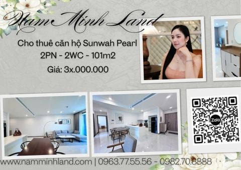  Cho thuê căn hộ Sunwah Pearl 2 Phòng ngủ m2 - Tầng , view nhấm nhìn thành phố về đêm lung linh 