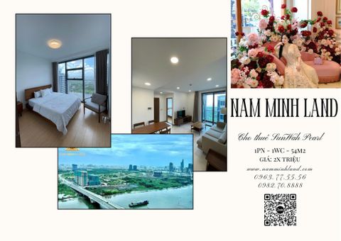  Cho thuê căn hộ Sunwah Pearl 1 Phòng ngủ 54m2 - Tầng cao, view bao quát thành phố, 