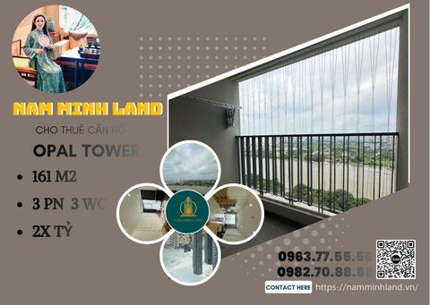  Bán căn hộ Opal Tower 3 Phòng ngủ 160m2 - Diện tích lớn, view Quận 1, sông Sài Gòn, cầu Thủ Thiêm 