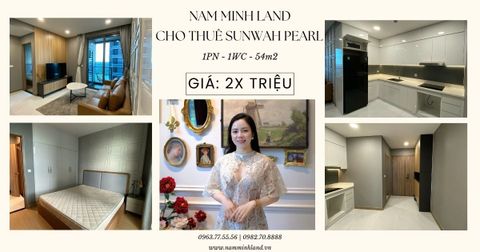  Sunwah Pearl - Cho thuê căn hộ 1PN, Tầng cao, view sông thoáng mát 