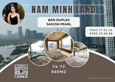  Bán căn hộ Duplex Saigon Pearl 650m2- Siêu phẩm Duplex đang chờ bạn sở hữu 