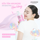 [Quà tặng không bán] Sữa Tắm Arumore Ngăn Ngừa Mụn Hương Hoa Hồng Hương Nho 500ml