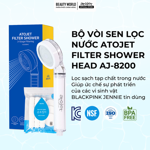Bộ Vòi Sen Lọc Nước Atojet AJ-8200