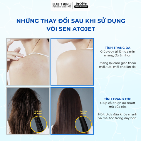 Bộ Vòi Sen Lọc Nước Atojet AJ-8200