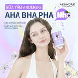 [Quà tặng không bán] Sữa Tắm Arumore Ngăn Ngừa Mụn Hương Hoa Hồng Hương Nho 500ml