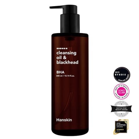 Dầu Tẩy Trang Tẩy Tế Bào Chết Dành Cho Da Dầu - HANSKIN PORE CLEANSING OIL BHA 300ml