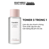 Nước Hoa Hồng Dưỡng Ẩm HANSKIN REAL COMPLEXION HYALURON SKIN ESSENCE 300ml/150ml