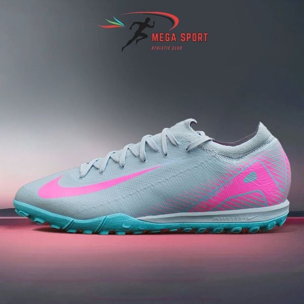  NIKE ZOOM MERCURIAL VAPOR 16 PRO TF - FQ8687-301 - XÁM XANH/HỒNG 